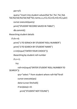 Student Marks Management System | PDF | Databases | Table (Database)