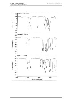 Área de Química Orgánica 
Ampliación de Química Orgánica 
Ejercicios de espectroscopía infrarroja
 
 
 
