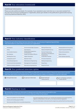 Chartered Engineer Application Guide | PDF | Engineering | Competence ...