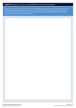 Chartered Engineer Application Guide | PDF | Engineering | Competence ...