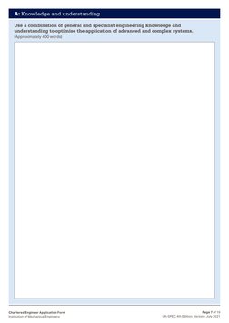 Chartered Engineer Application Guide | PDF | Engineering | Competence ...