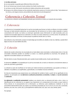 4. Se infiere del texto:  
A. Los osos pandas no guardan gran diferencia física entre ellos.  
B. Un ser humano que consuma m