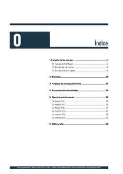 Piano Complementario I. Material auxiliar. Parte 1: Escalas y Armonía • Gustavo Moreno Muñoz · Francisco Cánovas Muñoz · Greg