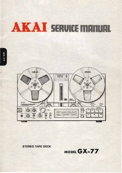 Akai GX 77 Service Manual 2 | PDF