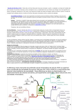 . Revolta de Vila Rica (1721): Várias são as formas feitas pela Coroa para arrecadar o quinto: a capitação e as Casas de Fund