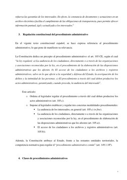 4 
refuerza las garantías de los interesados. En efecto, la constancia de documentos y actuaciones en un 
archivo electrónico