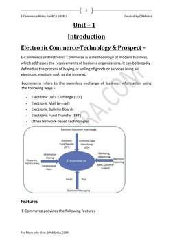 E-Commerce Notes for BCA 6th Semester | PDF | Key (Cryptography ...