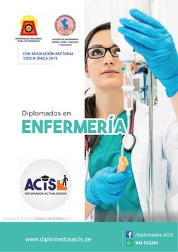 CON RESOLUCIÓN RECTORAL
1203-R ÚNICA 2019
UNIVERSIDAD NACIONAL
“SAN LUIS GONZAGA”
DIPLOMADOS ACTUALIZADOS
/Diplomados ACIS
ww