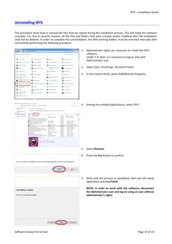 iRYS Software Installation Guide | PDF | Installation (Computer ...