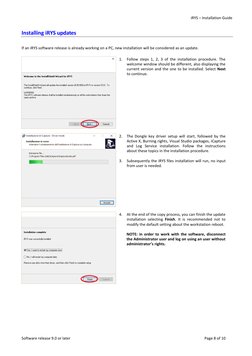 iRYS Software Installation Guide | PDF | Installation (Computer ...