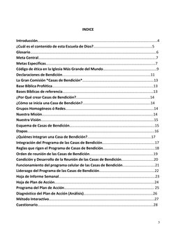 3
INDICE
Introducción………………………………………………………………………………………………………………...4
¿Cuál es el contenido de esta Escuela de Dios?....