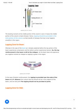 Lap Length Calculation in RCC Structures | PDF | Reinforced Concrete ...