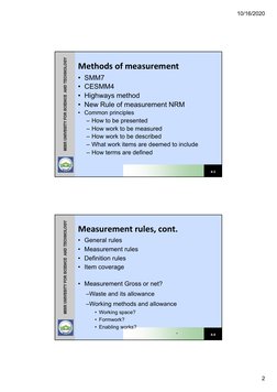 SMM7 and NRM2 Measurement Standards | PDF | Measurement | Concrete