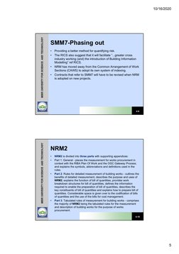 SMM7 and NRM2 Measurement Standards | PDF | Measurement | Concrete