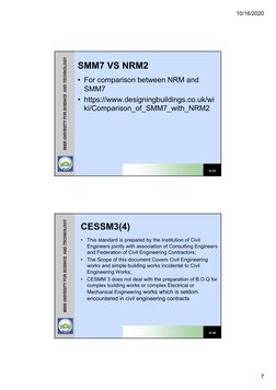 SMM7 and NRM2 Measurement Standards | PDF | Measurement | Concrete