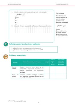 4 
 
REFUERZO ESCOLAR 2022 
FICHA DE MATEMÁTICA 
3er, 4o y 5o de secundaria (VII ciclo)