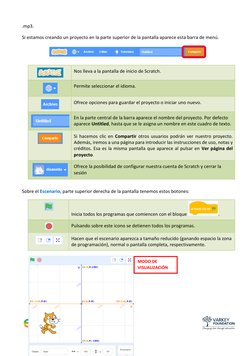 3 
 
.mp3. 
Si estamos creando un proyecto en la parte superior de la pantalla aparece esta barra de menú. 
 
 
 
 
 
 
Nos l