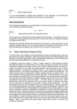 Malaysian Bored Pile Design Guide | PDF | Deep Foundation ...