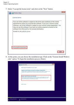 Windows 10 Installation Steps Guide | PDF | Windows 10 | Operating System