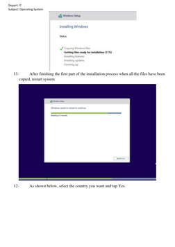 Windows 10 Installation Steps Guide | PDF | Windows 10 | Operating System