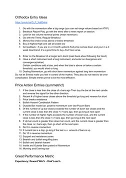 Orthodox Entry Ideas
https://youtu.be/D_P_XqB5nHs (https://youtu.be/D_P_XqB5nHs)
1.
Go with the momentum after a big range (y