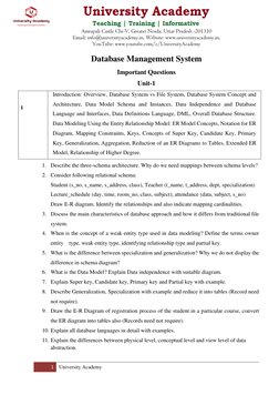 Amrapali Castle Chi-V, Greater Noida, Uttar Pradesh -201310 
Email: info@universityacademy.in, Website: www.universityacade