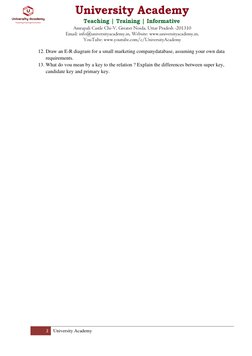 Amrapali Castle Chi-V, Greater Noida, Uttar Pradesh -201310 
Email: info@universityacademy.in, Website: www.universityacade