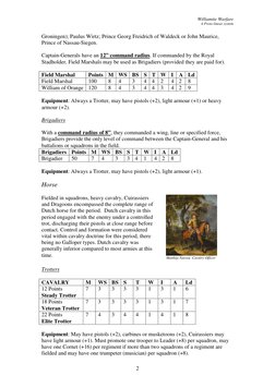 Williamite Warfare 
A Proto-linear system 
 
 
2 
Groningen); Paulus Wirtz; Prince Georg Freidrich of Waldeck or John Maurice
