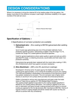 Gabion Retaining Wall Design Guide | PDF | Corrosion | Galvanization