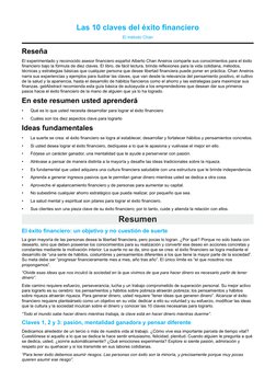 Las 10 claves del éxito financiero
El método Chan
Reseña
El experimentado y reconocido asesor financiero español Alberto Chan