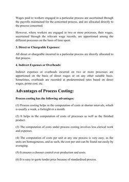 Wages paid to workers engaged in a particular process are ascertained through
the payrolls maintained for the concerned proce