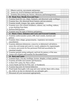 Osce Lymphoreticular Checklist.pdf Paed Osce Checklist | PDF | Pulse | Neck