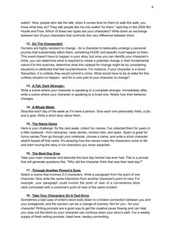 4
walkin'. Now, people who talk the talk, when it comes time for them to walk the walk, you
know what they do? They talk peop