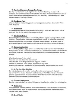 5
19. Put Your Characters Through The Wringer
Develop your characters by placing them in a situation where they are faced wit