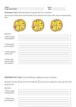 Name: ______________________________________________        Score: _________________
Grade and Section: _____________________