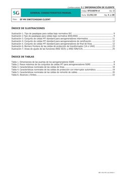 Confidencialidad: 3 / INFORMACIÓN DE CLIENTE 
 
GENERAL CHARACTERISTICS MANUAL 
Código: EF316070-cl 
Rev: 2 
Fecha: 11/01/19