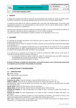 Confidencialidad: 3 / INFORMACIÓN DE CLIENTE 
 
GENERAL CHARACTERISTICS MANUAL 
Código: EF316070-cl 
Rev: 2 
Fecha: 11/01/19