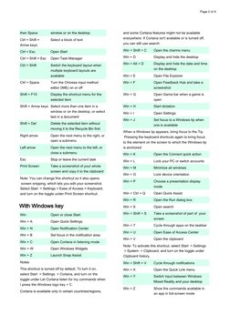 Windows 11 Keyboard Shortcuts Guide | PDF | Window (Computing ...