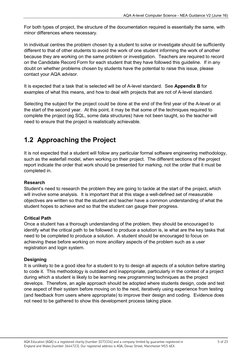 AQA A-level Computer Science - NEA Guidance V2 (June 16)
AQA Education (AQA) is a registered charity (number 1073334) and