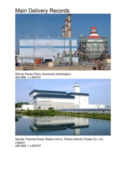 Mitsubishi M701F Gas Turbine Overview | PDF | Gas Turbine | Power (Physics)
