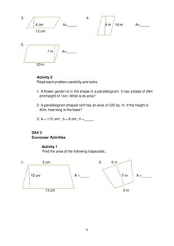 6 
 
3.                                                                4.  
 
 
 
        
               6 cm