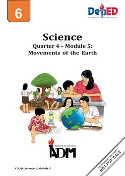 6
Science
Quarter 4 – Module 5:
Movements of the Earth
CO_Q4_Science 6_Module 5
