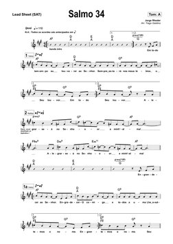 ù
û
™™
Ijexá
q = 110
Salmo 34
Jorge Rheder
Arr. Tiago Galdino
1.
s
r
™™
2.
ù
û
™™
1.
s
r
™™
2.
ù
û
™™
1.
s
r
™™
2.
44
& ###
N