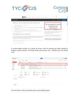 El usuario deberá acceder a la cuenta de correo y abrir el mensaje que habrá recibido al 
finalizar el punto anterior.