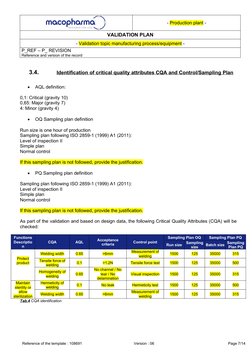 Validation Plan for Manufacturing Equipment | PDF | Verification And ...