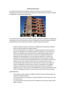 Sistema Estructural Dual en Construcción | PDF | Resistencia de ...