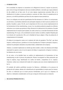 lOMoARcPSD|15229330
1.
INTRODUCCIÓN
En la actualidad, las empresas se encuentran en la obligación de innovar y mejorar sus pr
