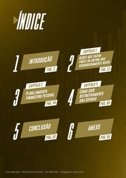 2
| EBOOK - REPROGRAMANDO A SUA MENTE PARA A PROSPERIDADE
| COMPARTILHE
índice
PÁG. 3
1
INTRODUÇÃO
PÁG. 49
3
Planejamento 
fi