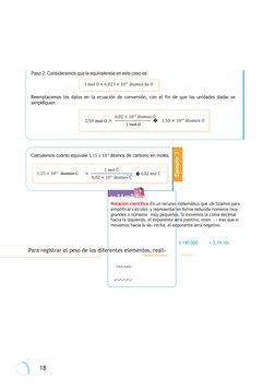 18    
 
 
    
    
    
    
    
    
y  T AmBién:     
Notación científica  Es un recurso matemático que uti -   liza