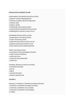 INSTALLATION & UPGRADE VOLUME 
  
CONFIGURING THE SERVER FOR INSTALLATION 
• IDENTIFY SYSTEM REQUIREMENTS 
• OPTIMAL FLEXI